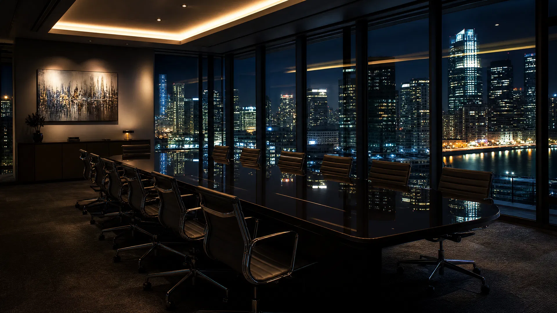 Luxury boardroom