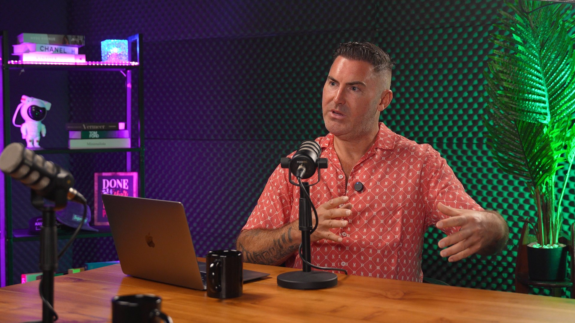 Matt Haycox in studio